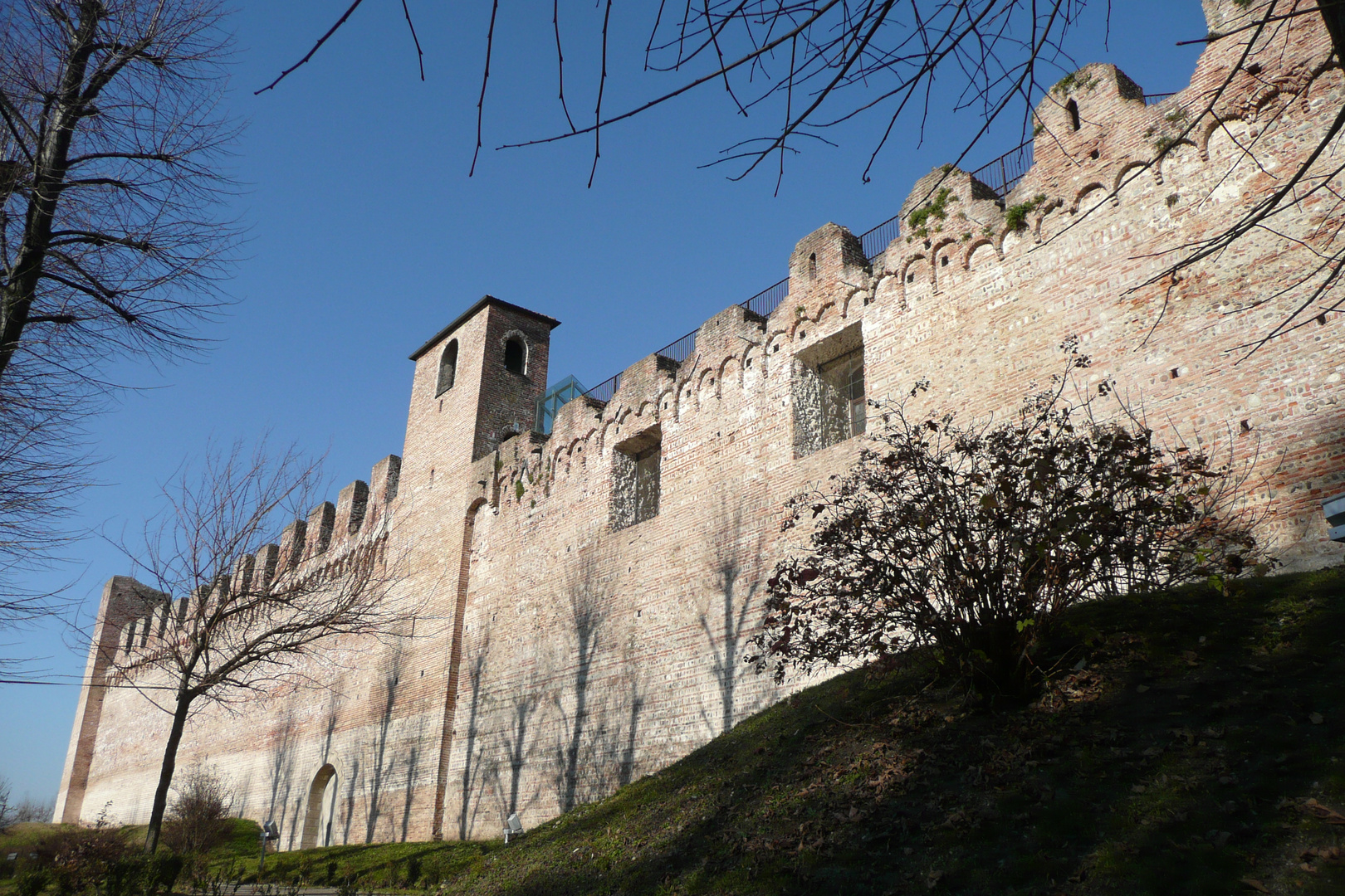 le mura di Cittadella, graziosa cittadina del Veneto