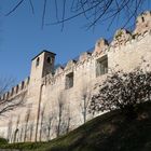 le mura di Cittadella, graziosa cittadina del Veneto