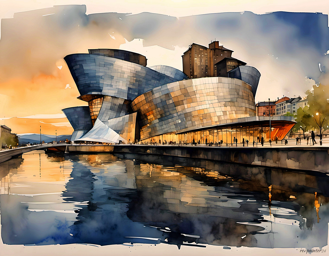 Le musée Guggenheim BILBAO Espagne - Guggenheim-Museum Bilbao, Spanien