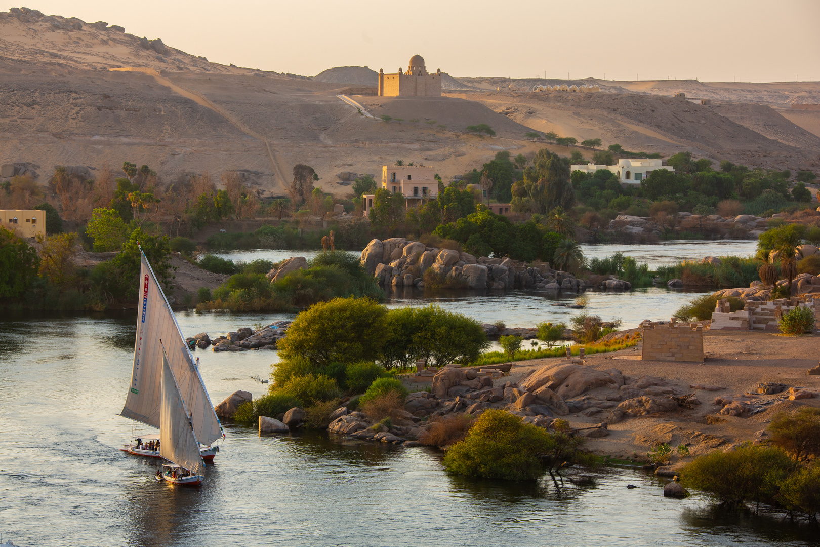 Le Nile, la 1ère cataracte.