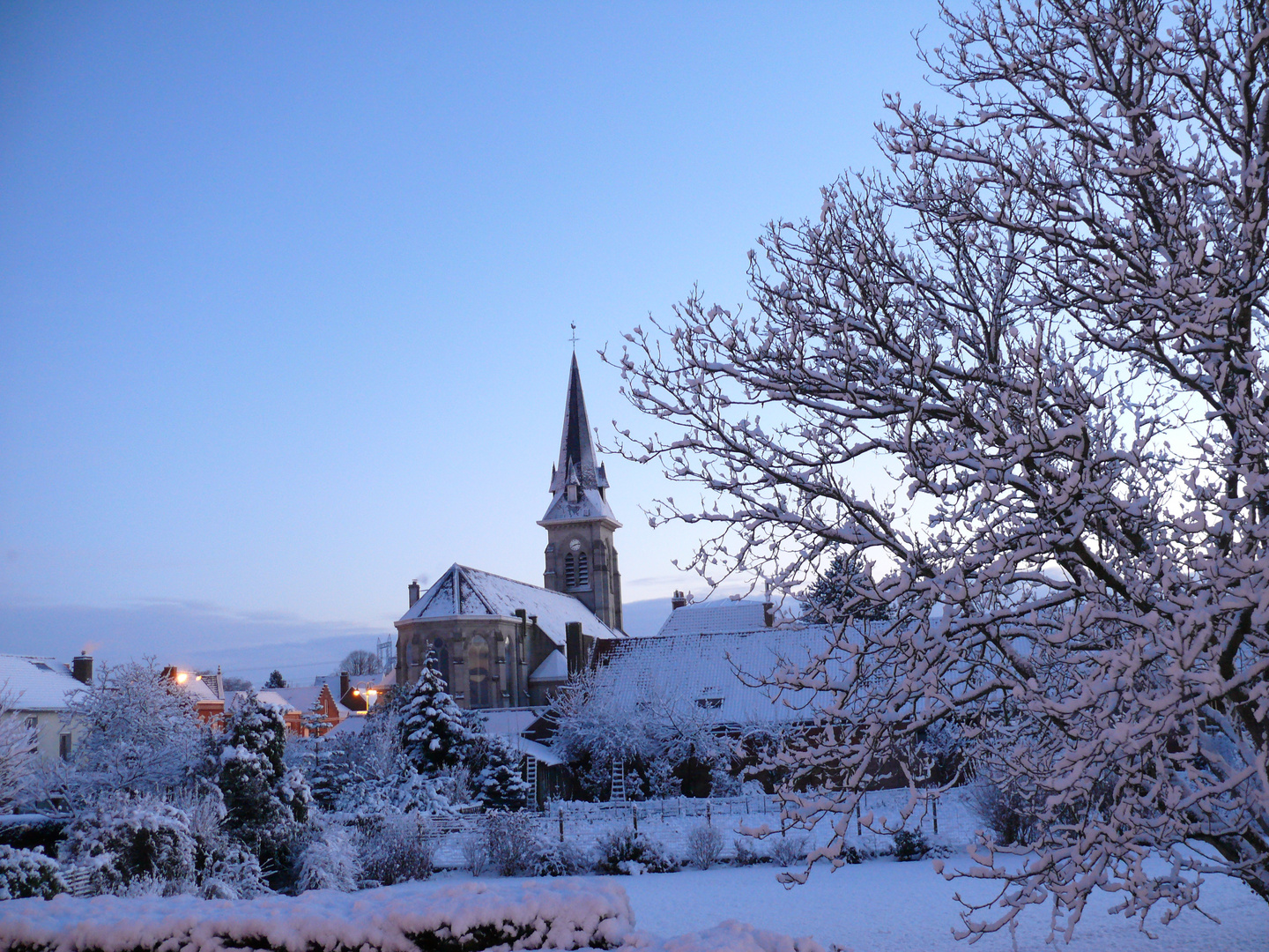 le nord sous la neige