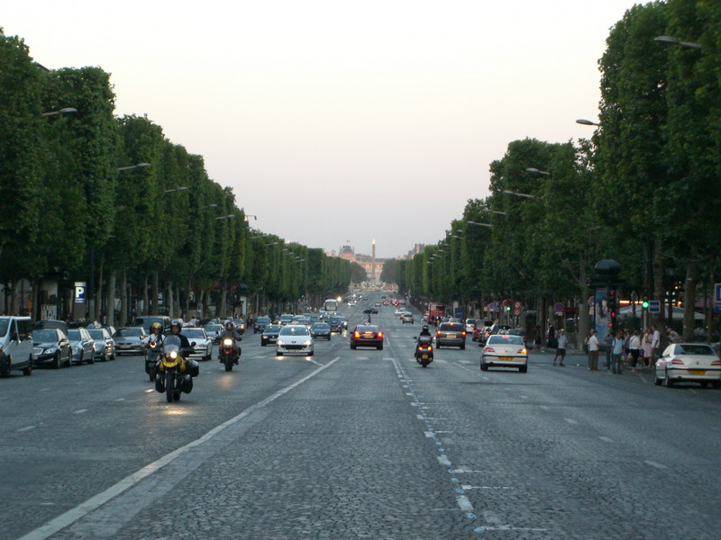 Le Obelisque , Place de la Concorde from Arc de Triomphe