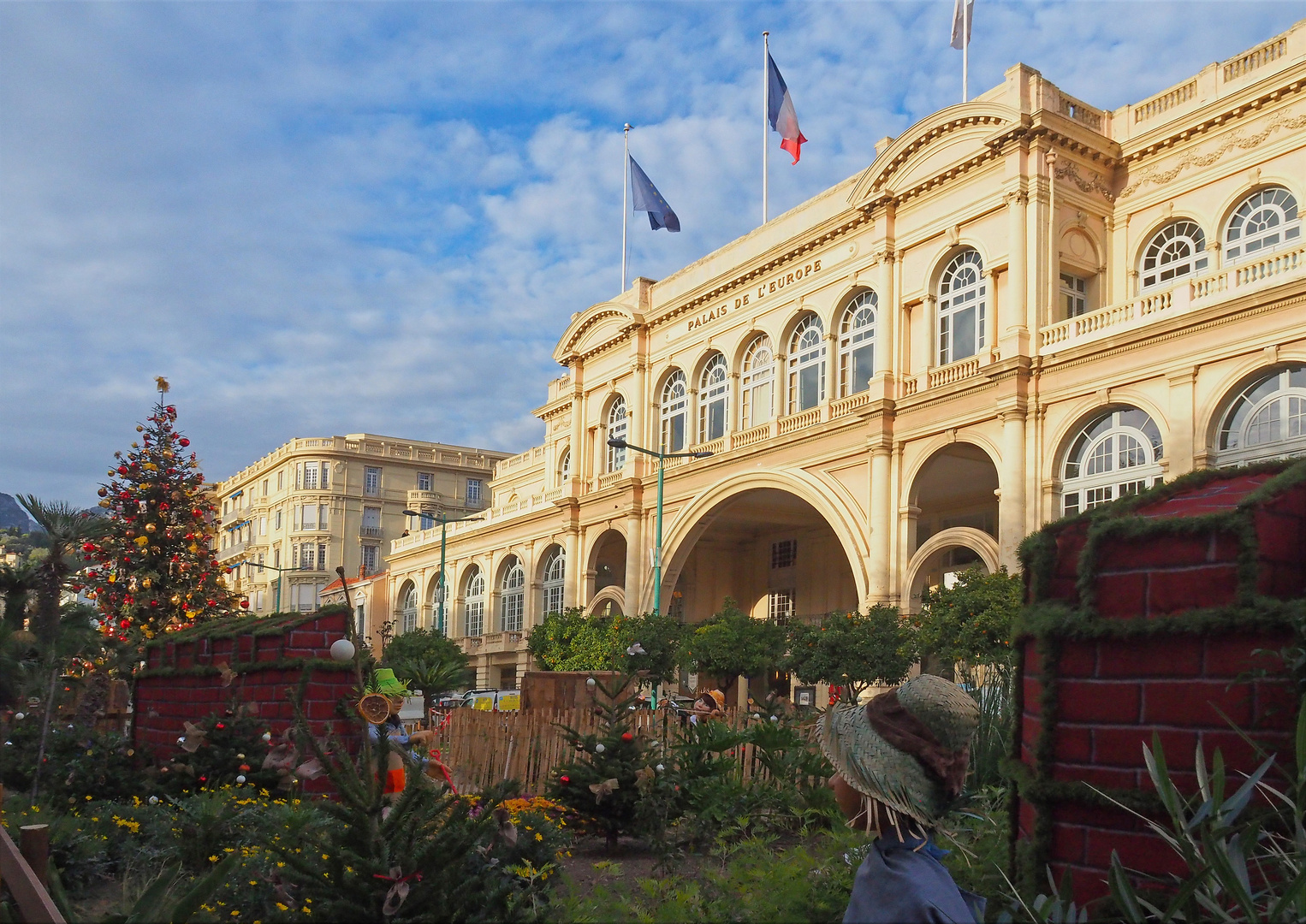 Le Palais de l’Europe à Noël