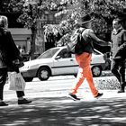 Le pantalon orange