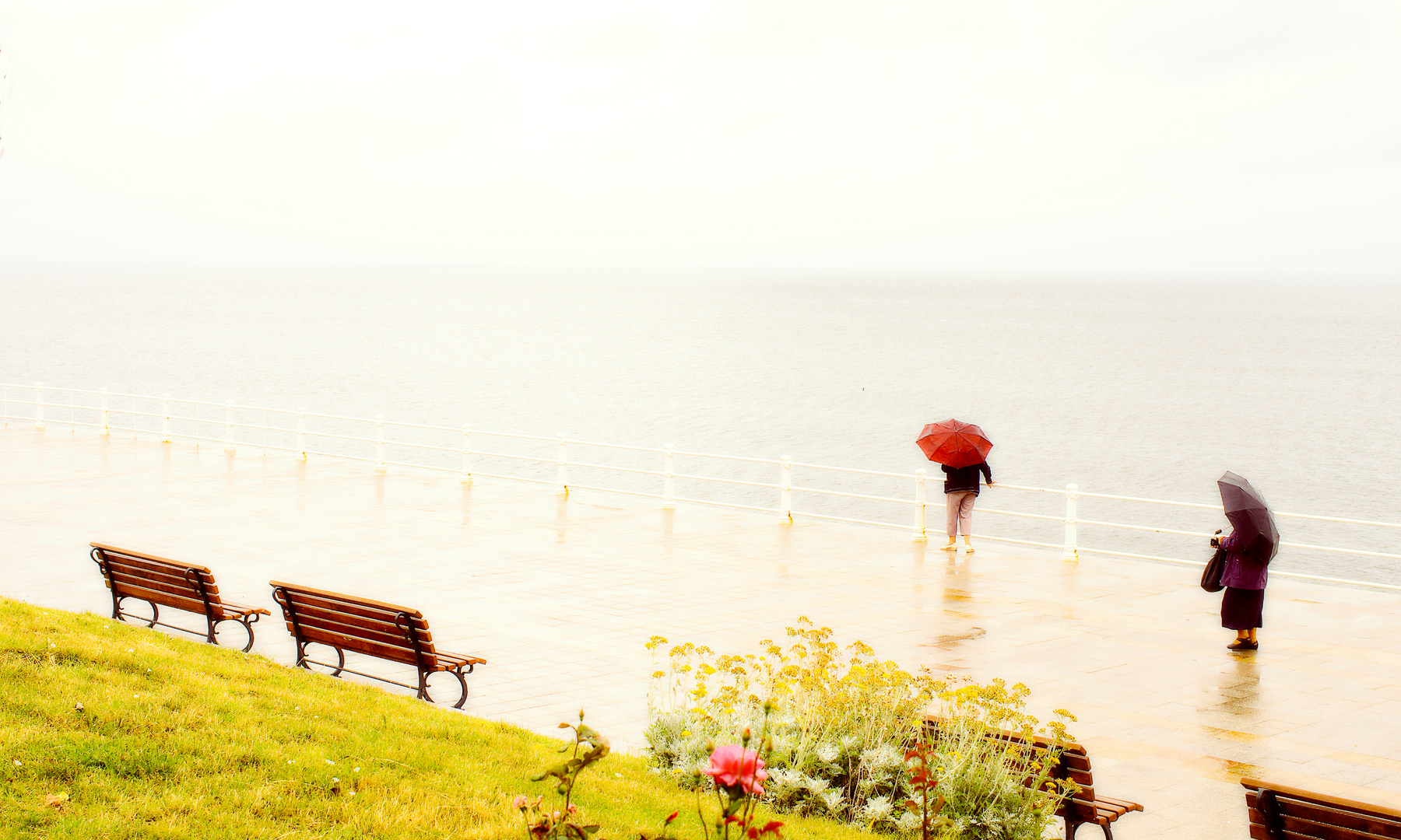 Le parapluie rouge