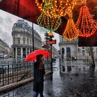 Le parapluie rouge