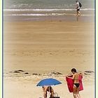 Le parasol et la mer