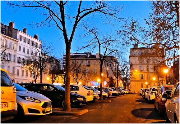 Le parking jaune