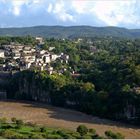 Le passage de l' Ardèche devant Balazuc