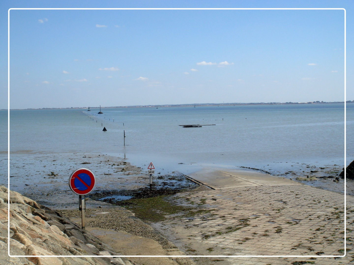 Le passage du Gois à l'île de Noirmoutier