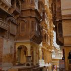 Le Patwon Ki Haveli, palais du centre de Jaisalmer, Rajasthan.