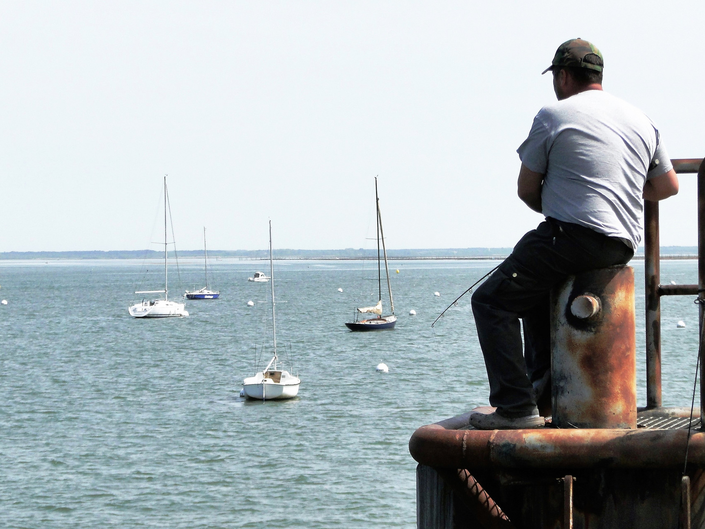 Le pêcheur..... photo et image portraits, pêcheur, gironde Images
