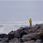 Le pêcheur au ciré jaune