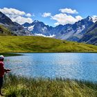 le pêcheur du lac du Pontet