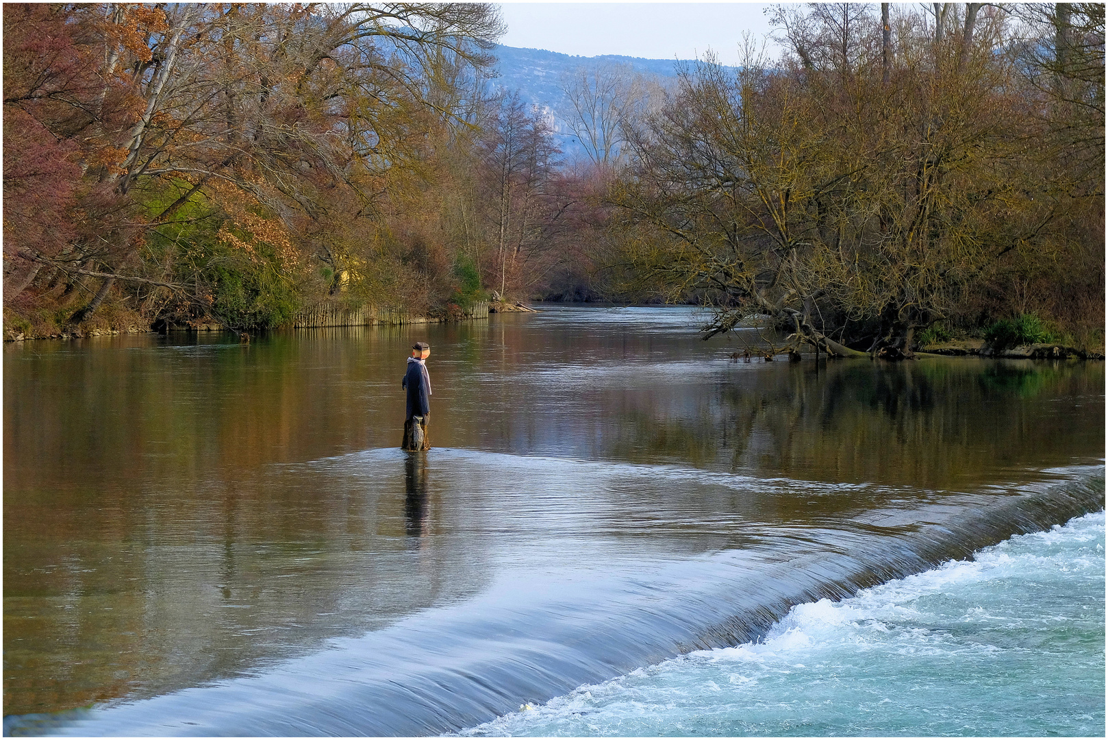 Le pêcheur immobile...