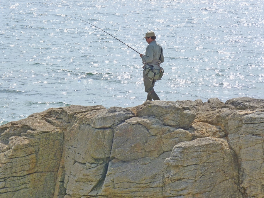 Le pêcheur solitaire. Mariellat