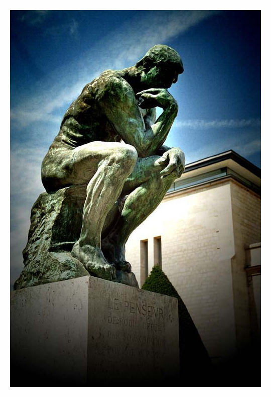 Le Penseur von Rodin, Paris 2007