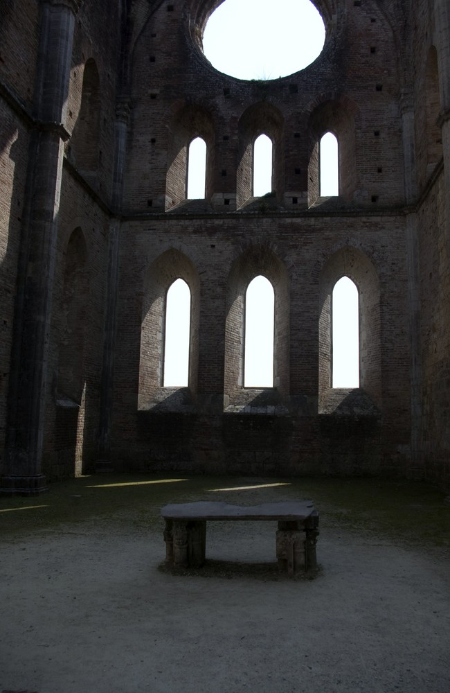 le petit banc de San Galgano