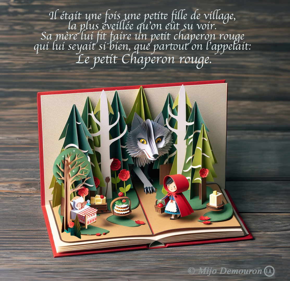 LE PETIT CHAPERON ROUGE EN POP UP