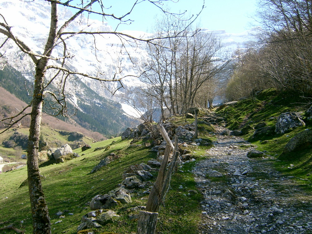 Le petit chemin ... qui mène au cirque ...de gavarnie