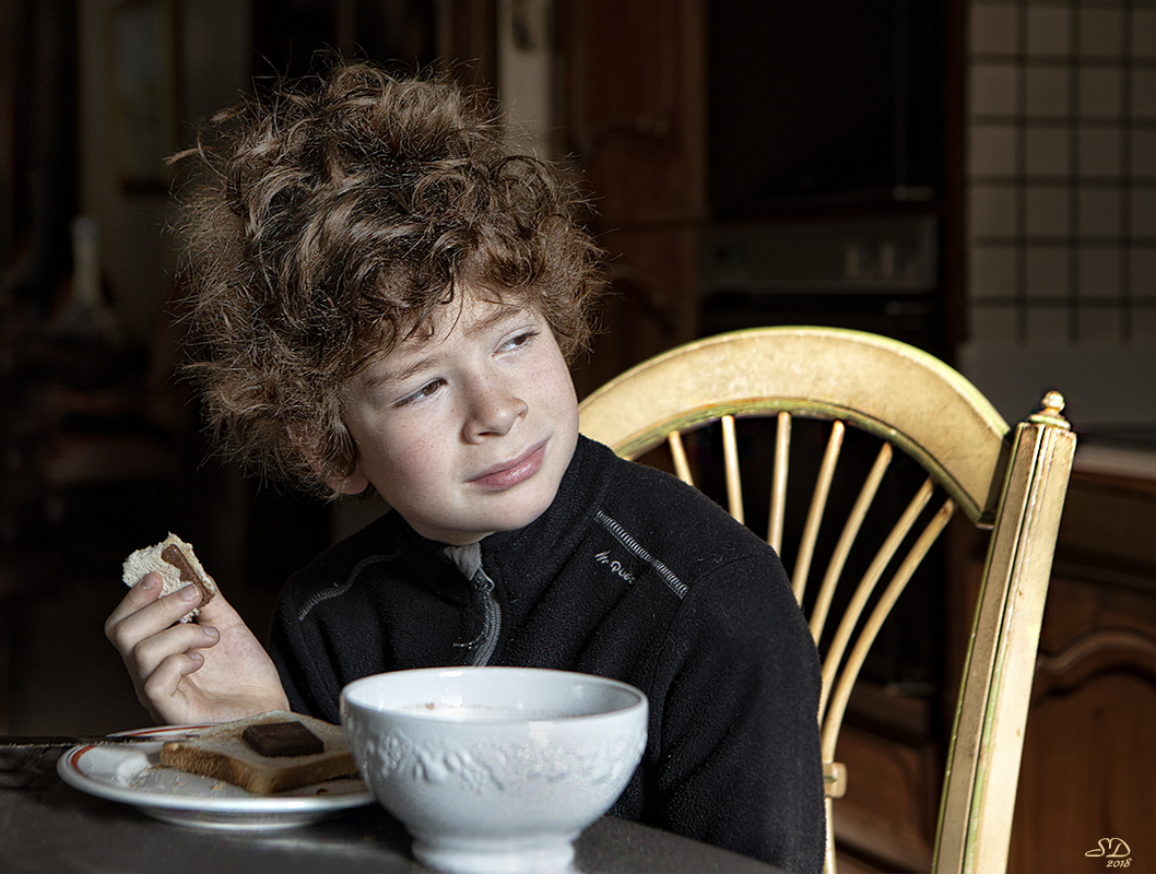 Le petit déj. 