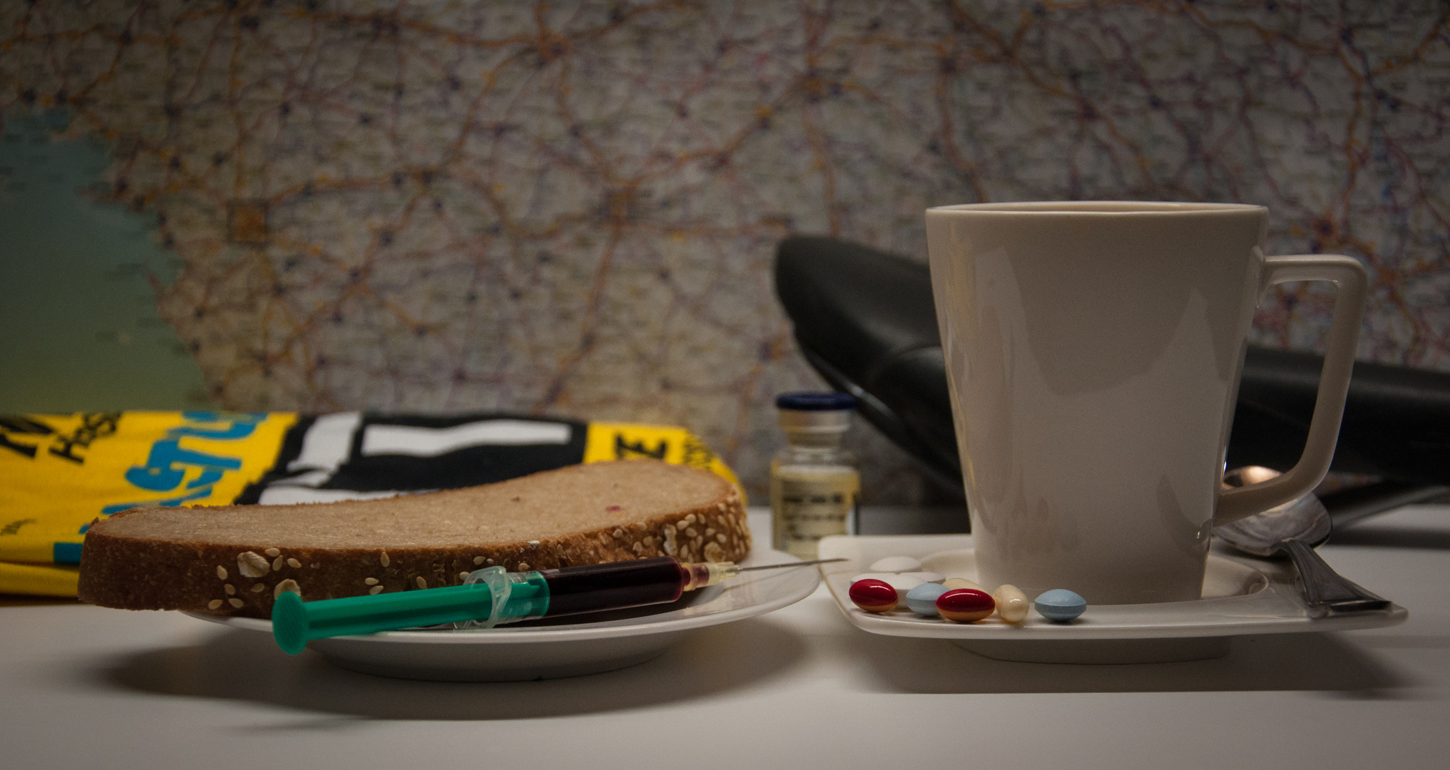 le petit déjeuner du tour de France