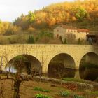 Le petit pont de Lavaudieu en Haute Loire