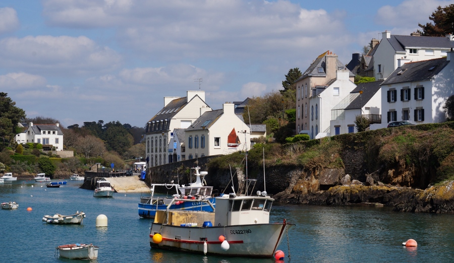 Le Petit port de Doëlan (Finistère)