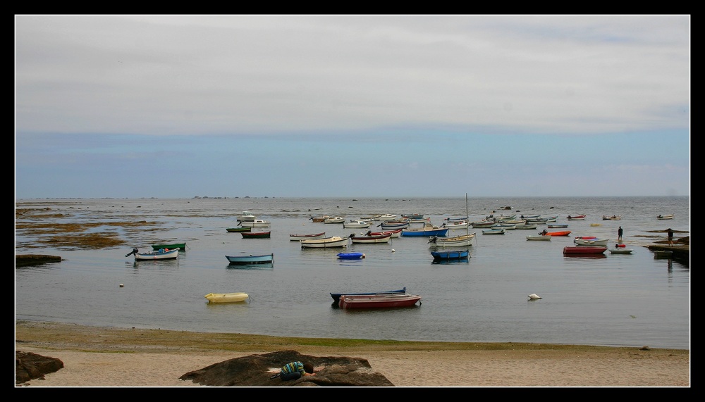" Le petit port de Penmarc'h un jour de grand calme "