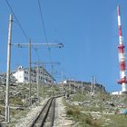 Le petit train de la Rhune ... Arrivée au sommet !