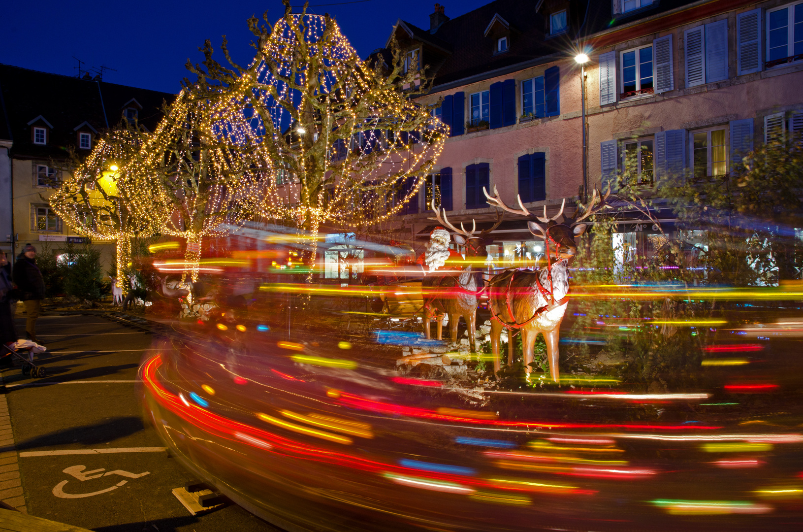 le petit train de Noël