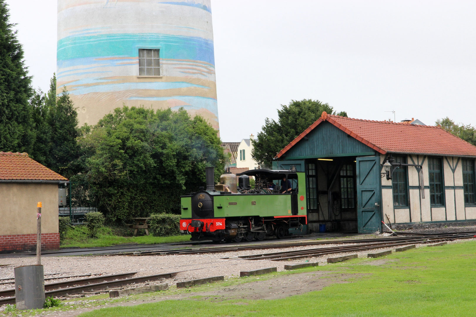 le petit train gare du Crotoy (2)