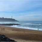 Le Phare de Biarritz vu de la Plage de Marinella