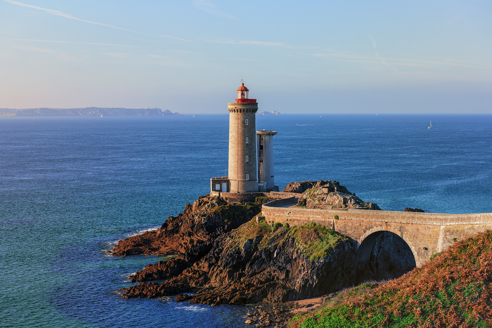 Le Phare du Petit Minou am Morgen