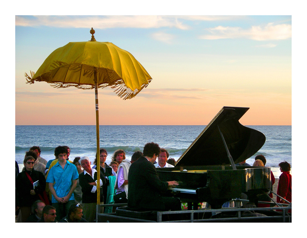 Le pianiste à la mer