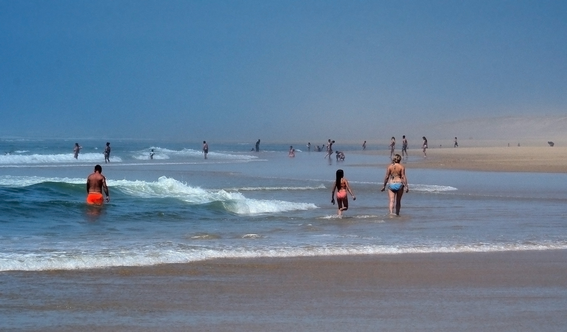 Le plaisir de la baignade et de la plage