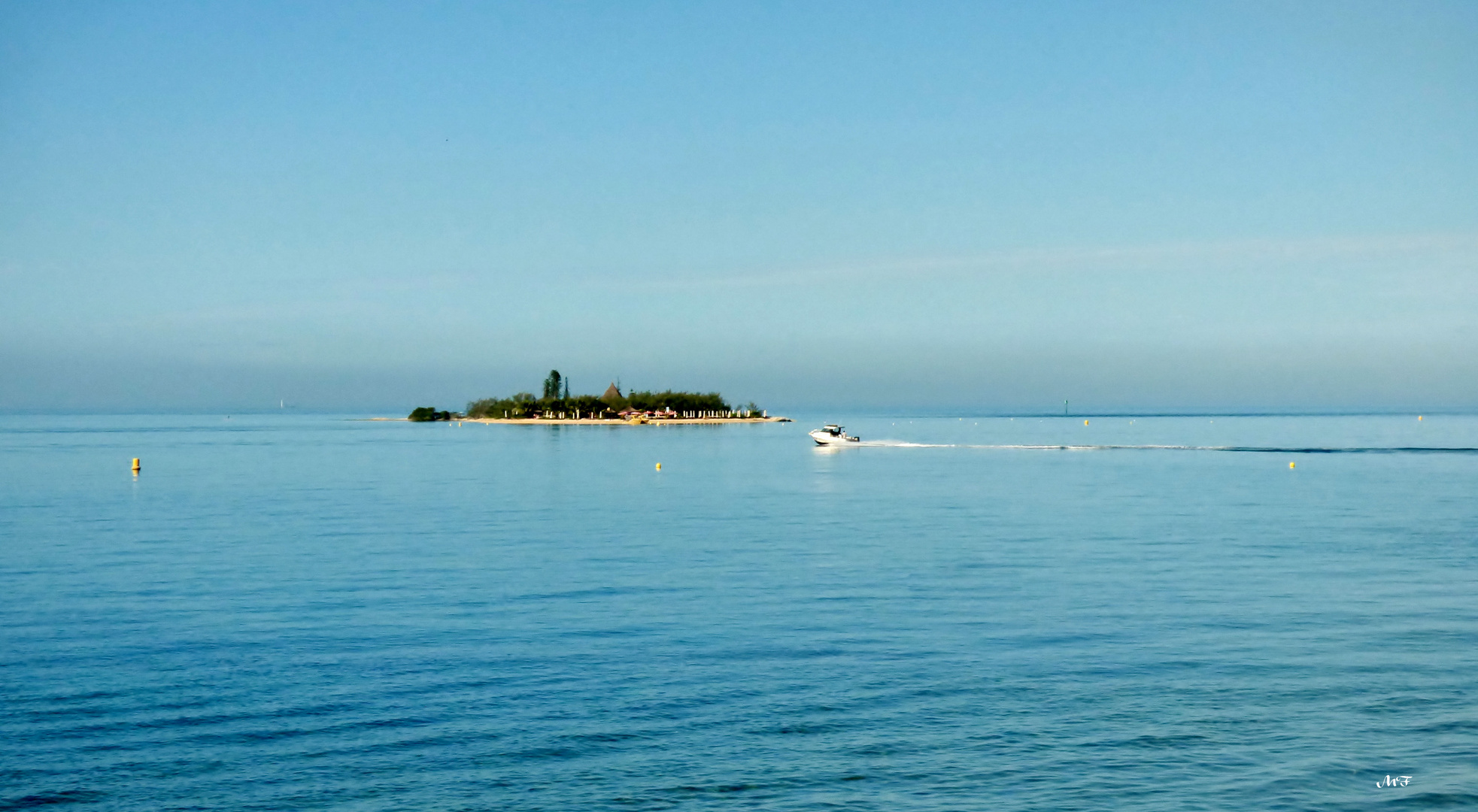 Le plan d'eau de l'Anse Vata