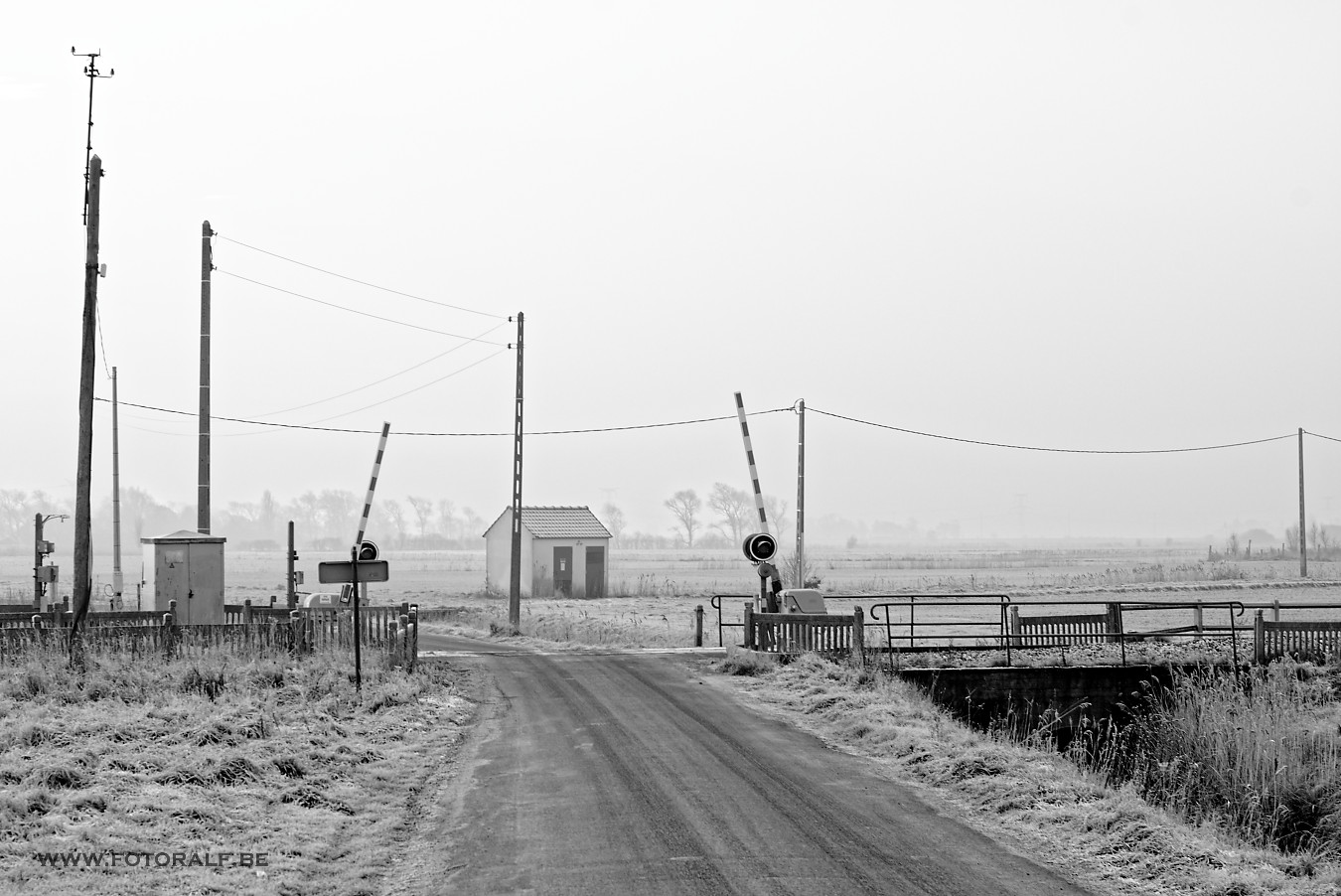 Le plat pays givré