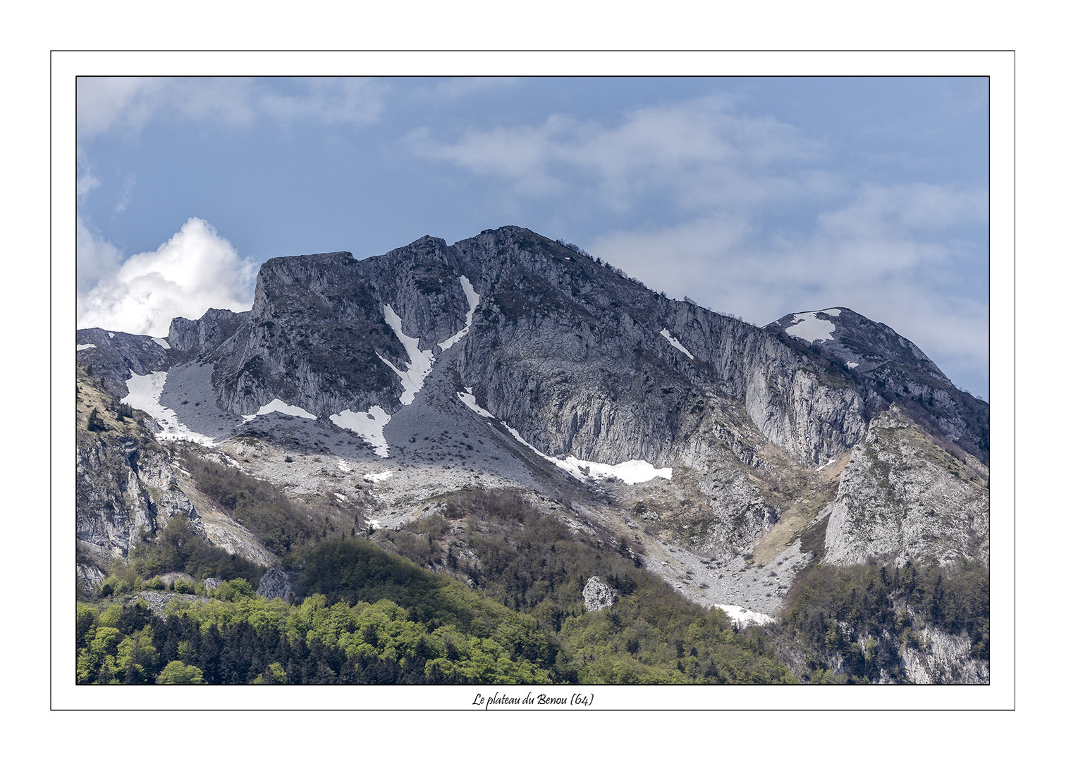 Le plateau du Benou