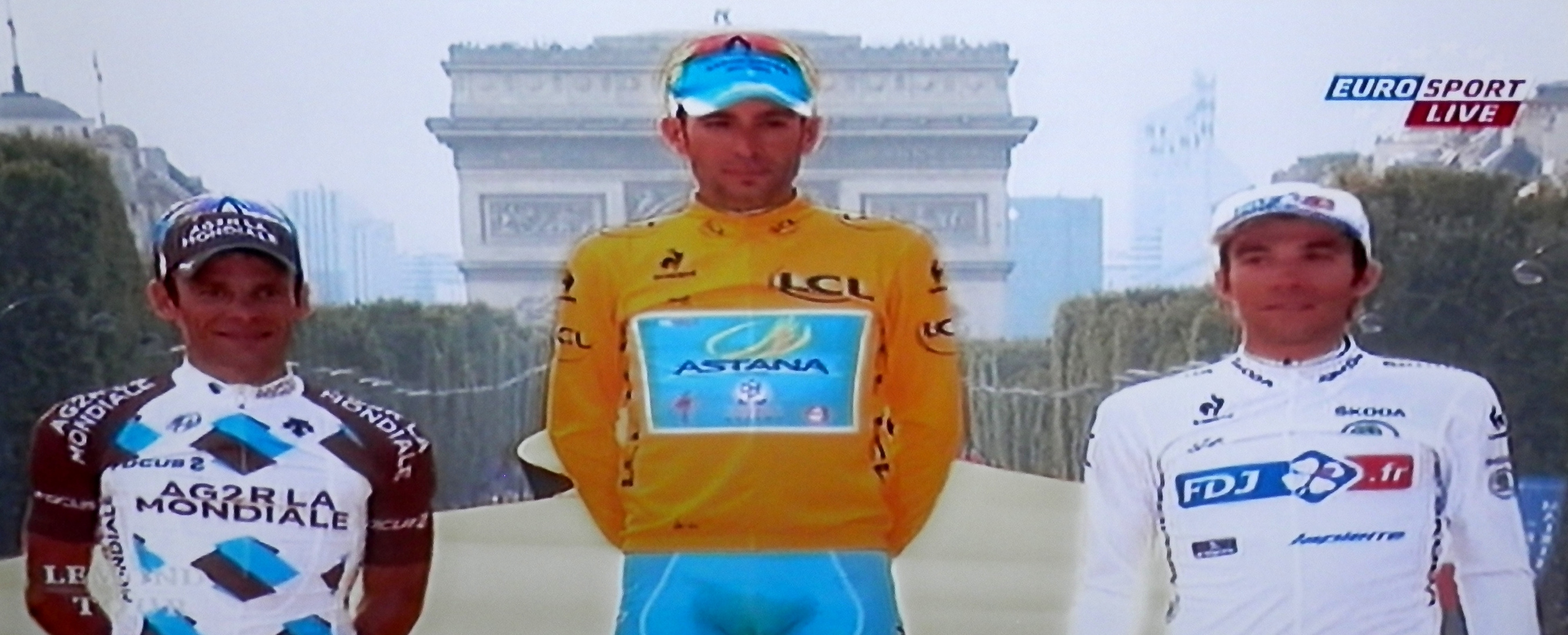 Le podium du Tour 2014