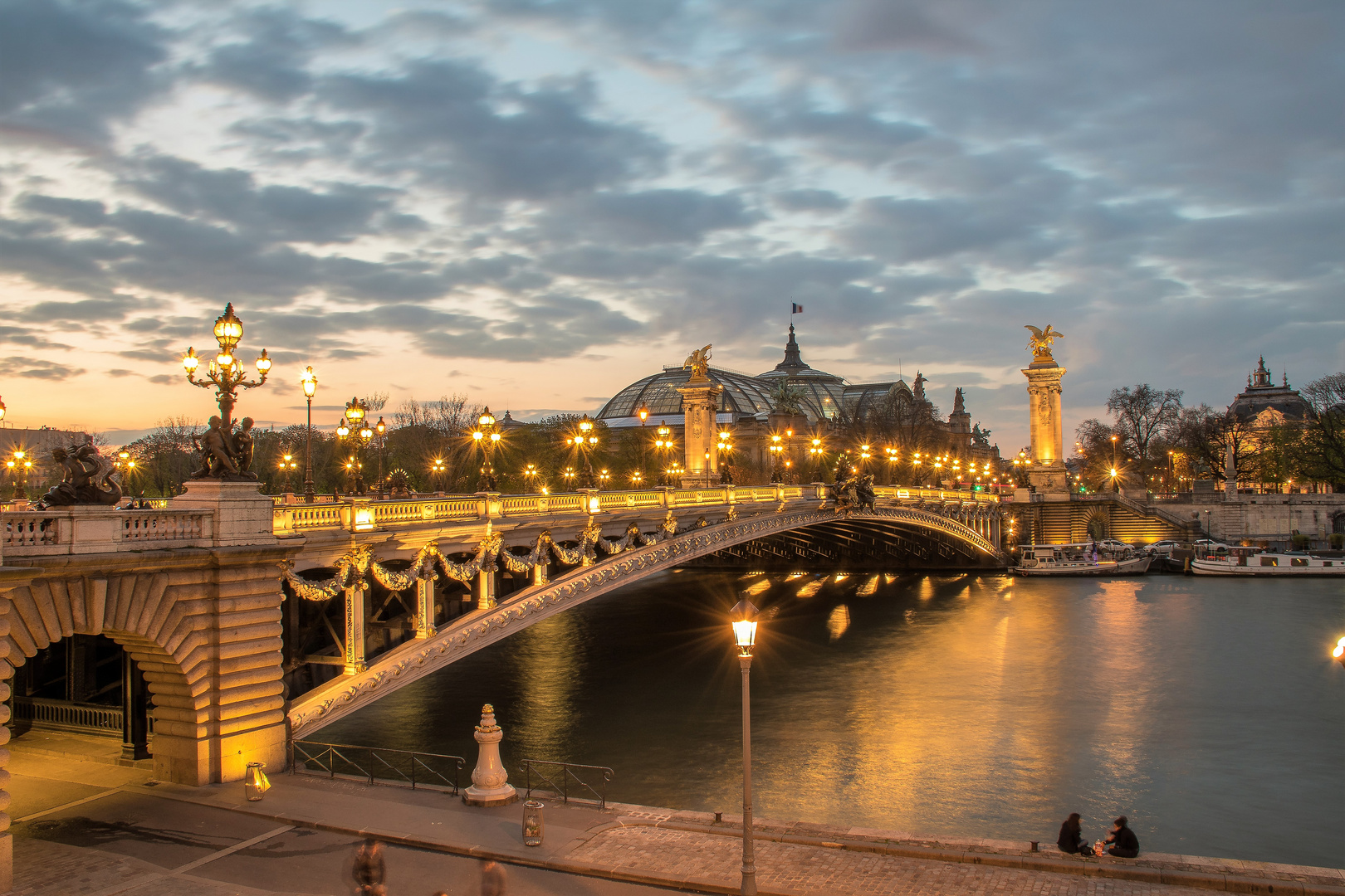 Le pont Alexandre iii ( un soir d'été)