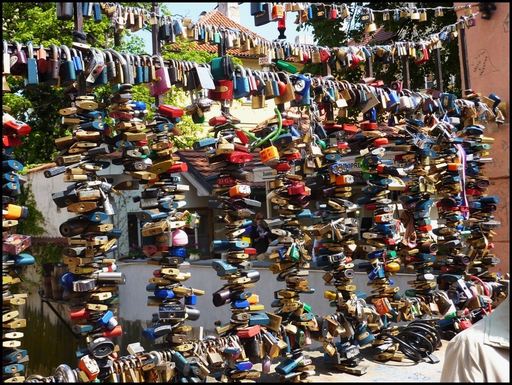 Le pont aux cadenas