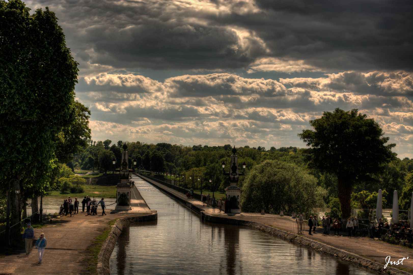 Le pont canal...