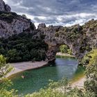 Le Pont d'Arc : arche naturelle des gorges de l'Ardèche.