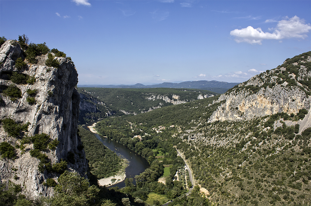 Le pont d'Arc Ardèche vue d'ensemble