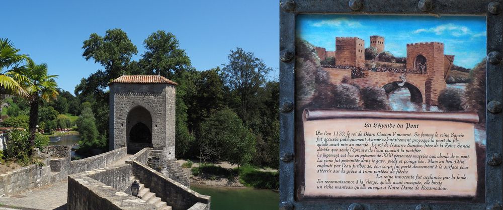 Le Pont de la légende  --  Sauveterre de Béarn