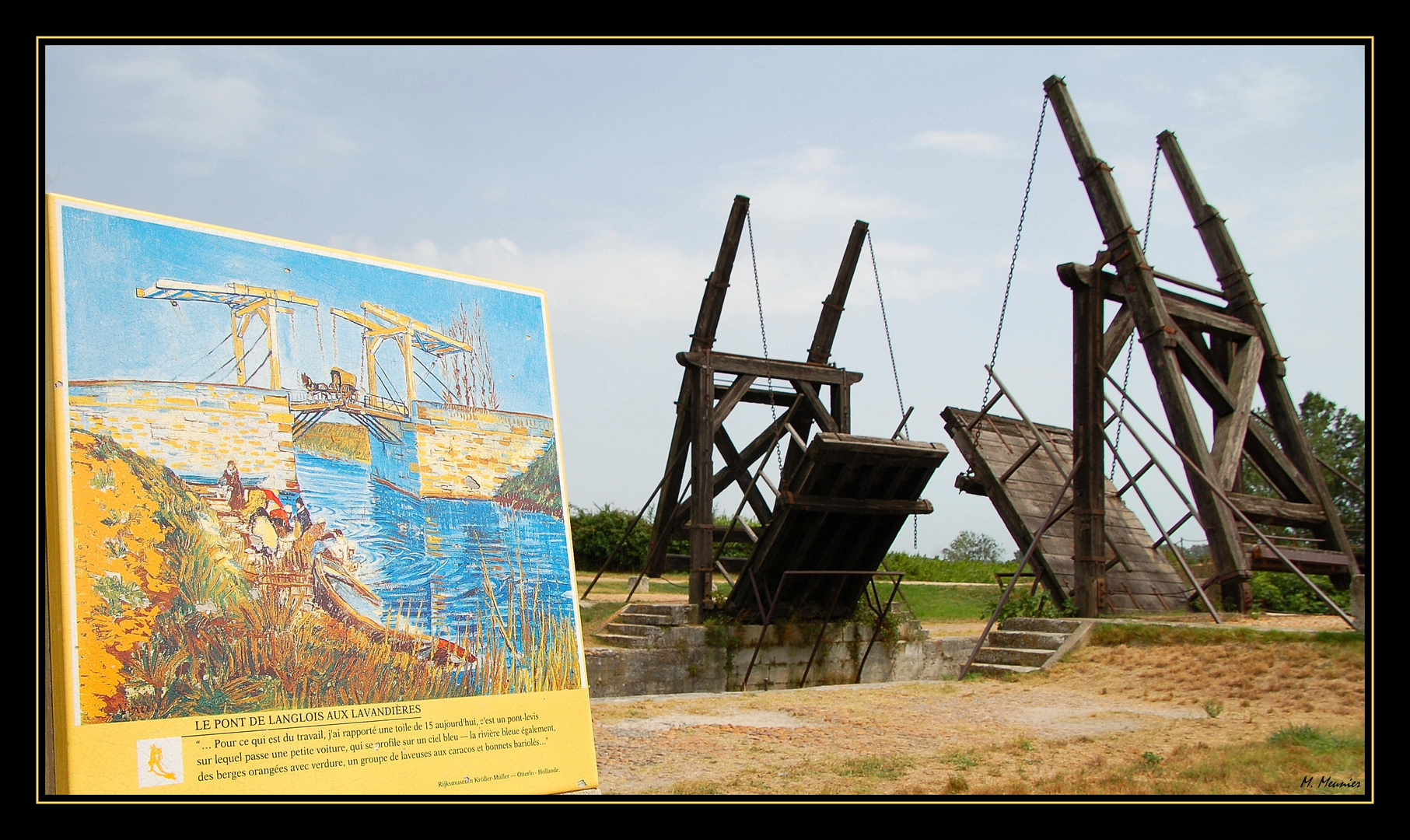 "LE PONT DE L'ANGLOIS AUX LAVANDIERES"