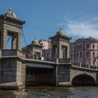 Le pont de Lomonosov, Saint-Petersbourg.