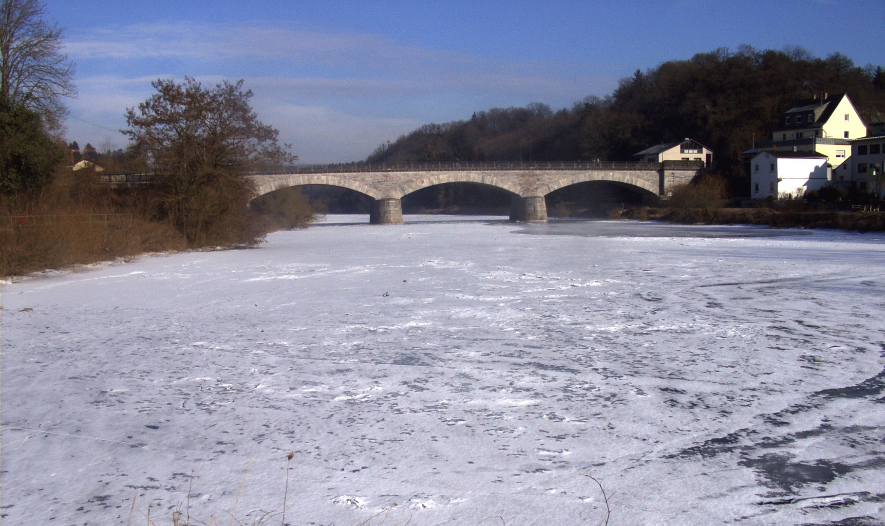 Le pont de marbre de Villmar (Hesse, Allemagne)