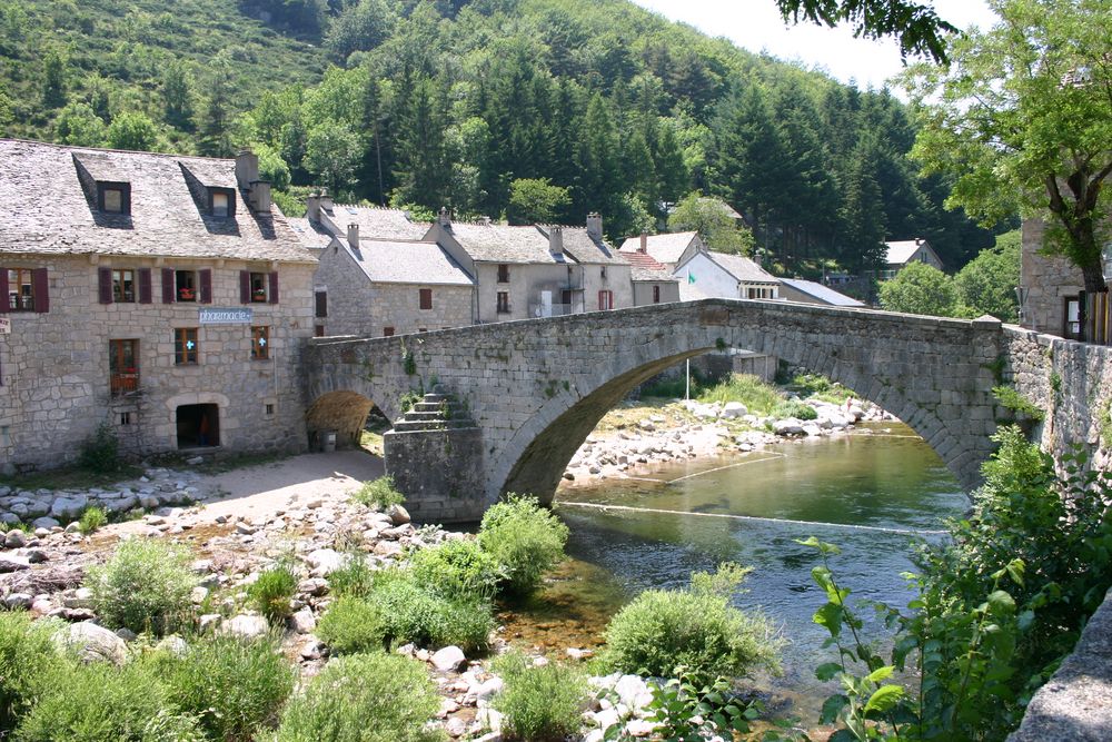 Le PontdeMontvert, Brücke über den Tarn Foto & Bild europe, france